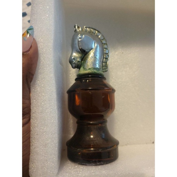 Avon Other - Vintage Avon Bottle Knight Horse Chess Piece Amber Aftershave Perfume Cologne